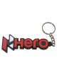 PVC Hero Keyring, Keychain (Red)