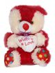 Cute With Love heart Red teddy Bear