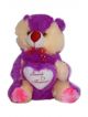 Cute Friends forever heart Purple teddy Bear