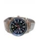 Watch for Men with Navy Dial case & Silver Stainless Steel Chain 