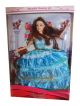 Cute princess doll in blue dress