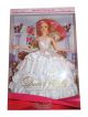 Cute princess doll in white dress