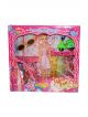 Cute doll with 6 dresses and accessories