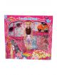 Cute doll with 6 dresses and accessories