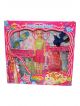 Cute doll with 6 dresses and accessories