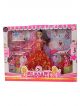 Beautiful Doll Princess with 6 dresses 