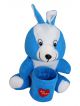 cute small teddy bear pen stand(Blue)