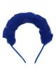 Cute Furry hairband Pack of 2 (Royal blue and Sky blue)
