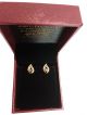 Beautiful diamond look golden earrings