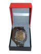 Analog Square Dial Green Army Strap Watch