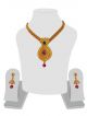 Golden color necklace  with Jhumka