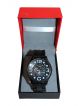Black sports watch for men