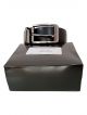 Greys and blues leather Belt for Men (Black)