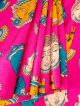 Rani color saree for women/Girls