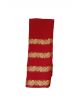 Red color saree with golden border for women/Girls