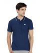 LOTTO Solid Men Polo Neck Blue T-Shirt