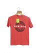 Qurious Red Round neck T-Shirt for men