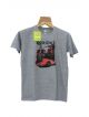 Qurious Grey color Round neck T-Shirt for men