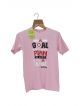 Qurious Pink color Round neck T-Shirt for men