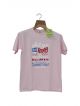 Qurious Pink color Round neck T-Shirt for men