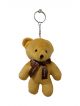  cute stuffed teddy key chain brown