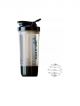  PRO SHAKER GYM BOTTLE WITH 2 COMPARTMENT 600 ML (Black)