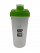 Shaker Bottle with Motivational Quotes  - Keep moving forward (700 ML) green