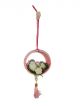 Artificial Hanging Birds with Hanging Nest Showpiece for Home Decoration Pack of 1  (pink)