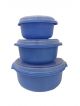 3 Piece casserole set - Microwave safe and airtight Casserole set 