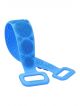 Silicone Body Back Scrubber Bath Brush Washer For Dead Skin Removal (Blue)