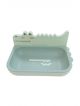 Self Draining Crocodile Shape Soap Plastic Dish Adhesive Waterproof Wall Mounted Bar Soap Dish Holder