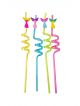 Curly 4 PCS Reusable Straws /Fish design straw