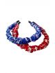 Hair  Bands For Women/Girls -(2 pc Blue and red)