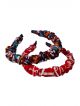 Hair  Bands For Women/Girls -(2 pc Red and brown)