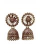 Maroon and golden color Jhumka /Earrings for women/girls