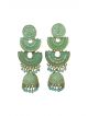 Pista green color jhumki style earring for women/girls