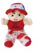 Soft stuffed sitting doll for kids red (37CM)