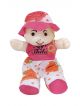 Soft stuffed sitting doll for kids Pink (38CM)