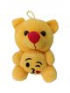 Soft toy teddy bear with smiley 