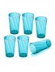 Unbreakable Transparent Juice/water Glass- Pack of 6 glass