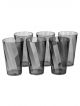 Unbreakable Transparent Juice/water Glass- Pack of 6 glass