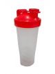 Gym shaker bottle (White & Red)