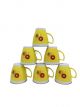 Pride Stainless Steel Inner Tea Cups Set pack of 6 