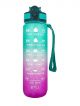 Motivational Time Marker Water Bottle, Light-weight, Inspirational 1L Sports Drinking Jug