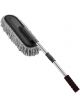 Microfiber Car Cleaner Washable Telescopic Duster Brush with Grip Expandable Handle (Grey)