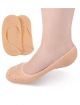 Anti Crack Full Length Silicone Gel Foot Protector Moisturizing Socks for Foot-Care and Heel Cracks Socks for Cracked Feet, Heel Pad for Heel Pain Relief Men And Women (Beige, Free Size)