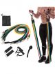 5 Pieces Resistance Band Set with Handles, Portable Toning Tubes