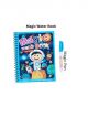 Magic Water Book with Pen for Kids Magic Quick Dry Book Water Coloring Book Doodle with Magic Pen Painting Board-blue