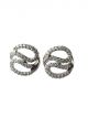 Diamond look silver color Studded earrings