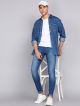 METRONAUT Men Skinny Mid Rise Blue Jeans